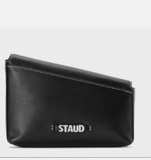Staud Acute Crossbody Bag Purse In Black Leather - NWT