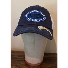 Chargers NFL Team Apparel Girl Football Blue and White Snap Back