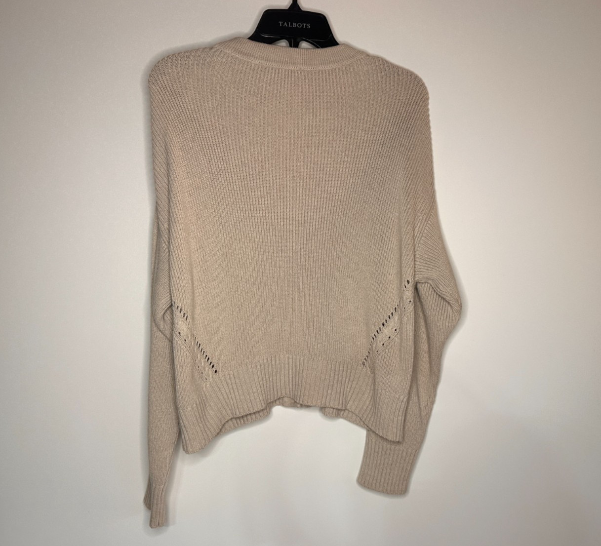 Marine Layer Beige Knit Button Front Cardigan Wom… - image 5