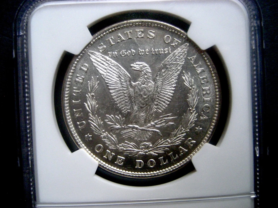 1878 8TF Morgan Dollar, NGC MS-61 with Proof-Like PL Fields++++ - Image 4 of 4