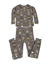 GAP Baby Deer And Bear Pajama Set Size 5 Organically Grown Cotton Pre-owned