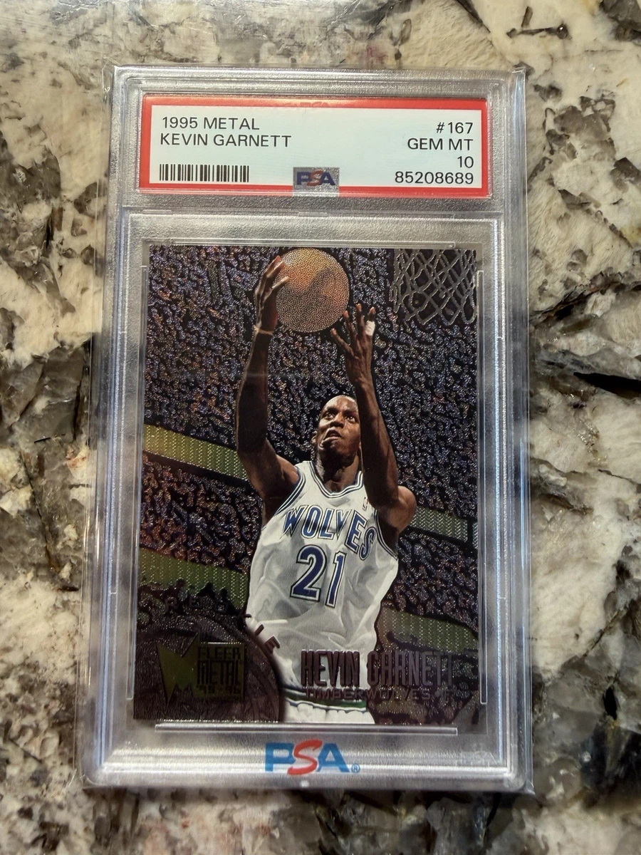 Kevin Garnett Professional Sports Authenticator (PSA) Basketball