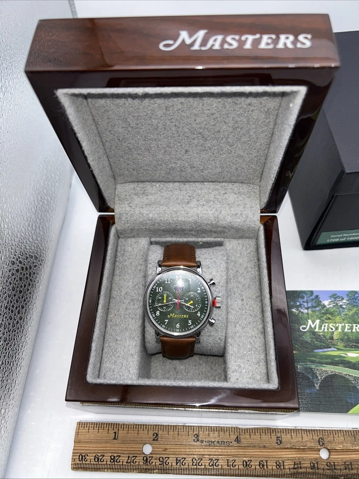 Reloj Masters 2025 edición limitada #1708/1800 - NUEVO M25LEW Foto 2 de 4