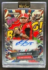 2024 Wild Card Just The Hits Carson Beck Comix Auto Lazers RedBlue #1/1