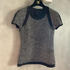 USED CHANEL BEAUTIFUL TWEED TUNIC-STYLE JACKET, SIZE 36 VERYGOOD