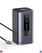 Baseus Spacemate 11-in-1 Docking Station - 4K HDMI, 10Gbps USB, Gigabit Ethernet