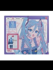 WALLHACK SP-005 Hatsune Miku OS Glass Mousepad In Hand