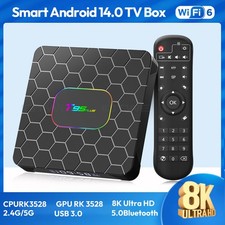 2025 Android14.0 Smart TV BOX 64/128GB Dual WIFI Netzwerk Media Player BT5.0