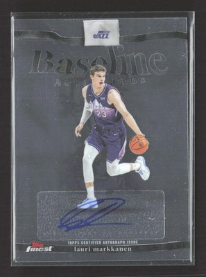 2026 Topps Finest Baseline Autographs Lauri Markkanen #BA-LK