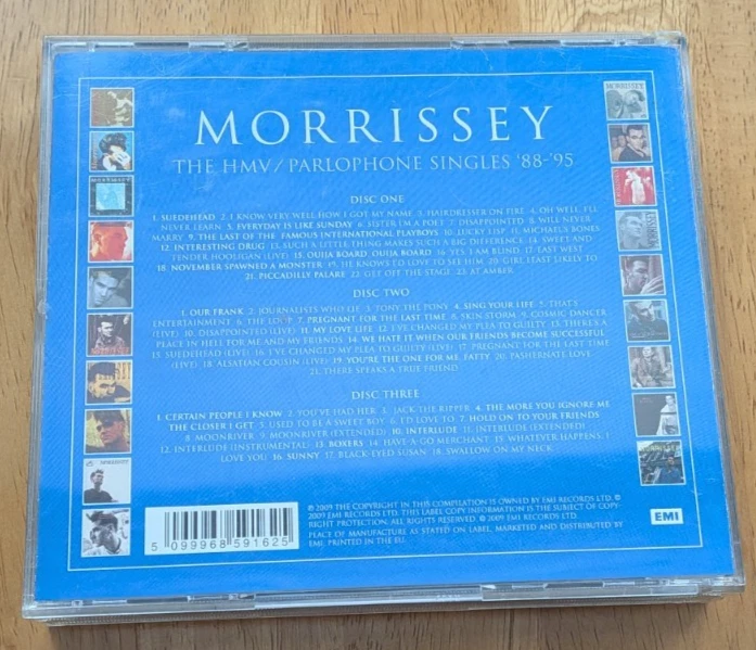 MORRISSEY - The HMV / Parlophone Singles '88-'95 RARE 3xCD SET ANTHOLOGY SMITHS