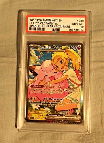 PSA 10 Lillie's Clefairy ex 280/217 Me: Ascended Heroes SIR Holo (GLOBAL SHIP)!