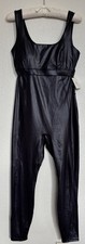 NWT Fabletics Motion365 Shine Jumpsuit Black One Piece Activewear Women Large