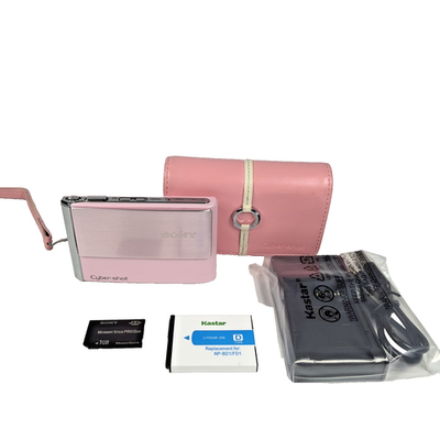 Sony Cyber-shot DSC-T70 Pink 8.1MP Digital Camera 3x Zoom Japan