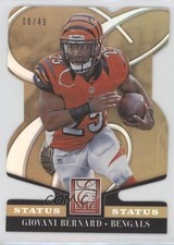 2014 Panini Elite Status Gold Die-Cut 8/49 Giovani Bernard #21 1u6