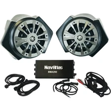 NAVATLAS 4405-0704 NRZ7PK 6.5” Kick Pod System for Polaris RZR Speaker Pod -