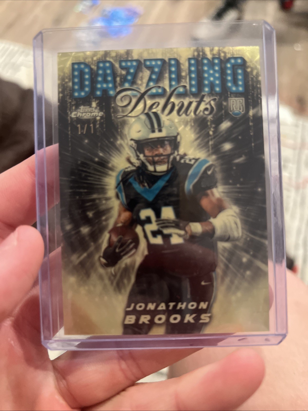 Jonathon Brooks Topps Chrome Dazzling Debuts #DD9 Superfractor 1/1