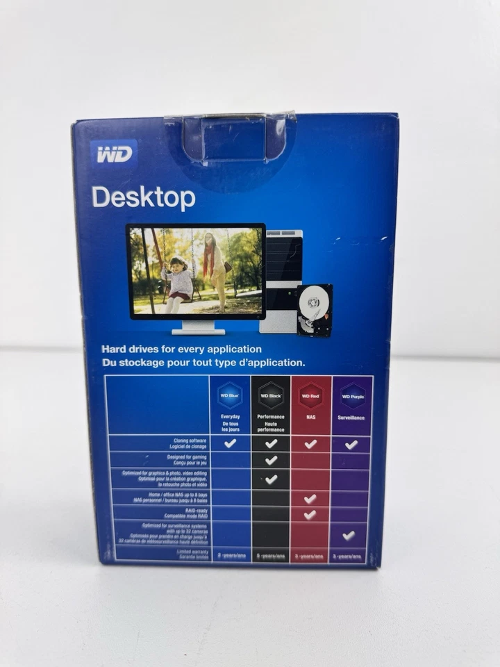 WD Blue Caviar 3 TB 6 Gbps 3.5" Internal HDD Drive WDBH2D0030HNC-NRSN New Sealed - Image 2 of 4