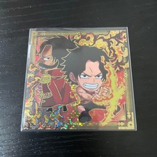 Portgas D. Ace One Piece Hologram Sticker Anime Style Used