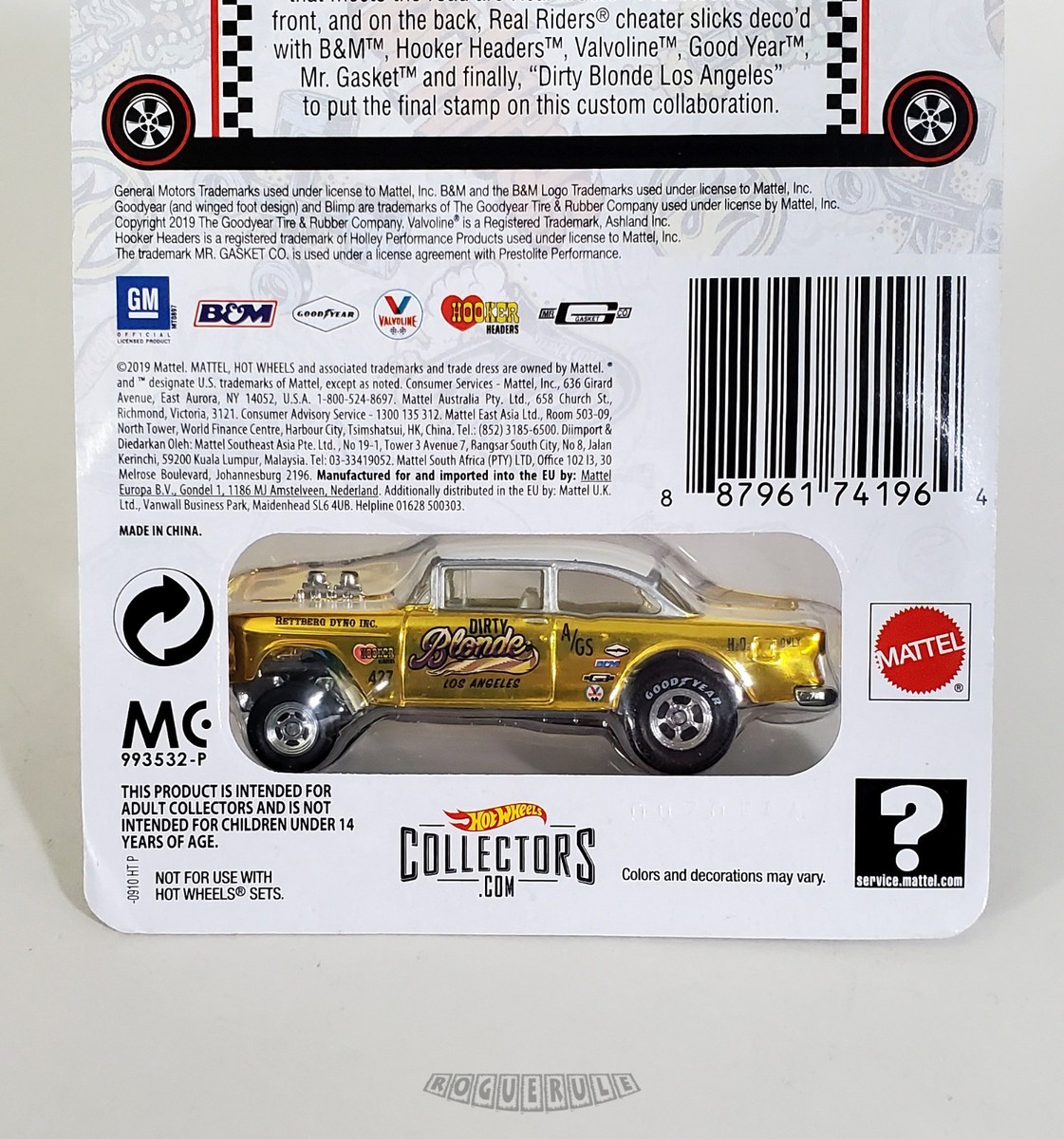 🚦Hot Wheels 2019 RLC Red Line Club sELECTIONs '55 Chevy Bel Air