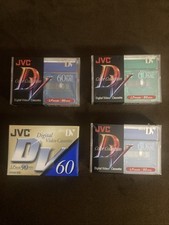 New Lot of 4 Sealed JVC DVC Digital Video Cassette Tape 60
