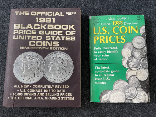 US Coin Prices - 1981 and 1983 - Official Blackbook and Mark Knight