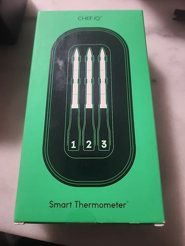 CHEF iQ Smart Wireless Meat Thermometer 3 Ultra-Thin Probes with Smart Hub