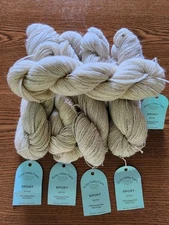 Wool Yarn 5 Skeins Echo Valley Farm 100% Wool