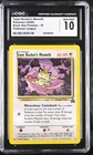 CGC 10 GEM MINT Team Rocket's Meowth 18 Wotc Black Star Promo Pokemon Card