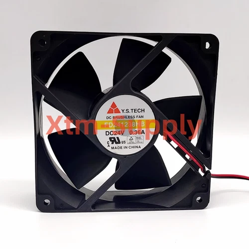1pc new Y.S.TECH FD241238HB 12038 24V 0.36A 12cm 2-wire Inverter cooling fan