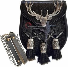 Scottish Kilt Semi Dress Sporran Semi Stag Sporran Antique Unique Stag
