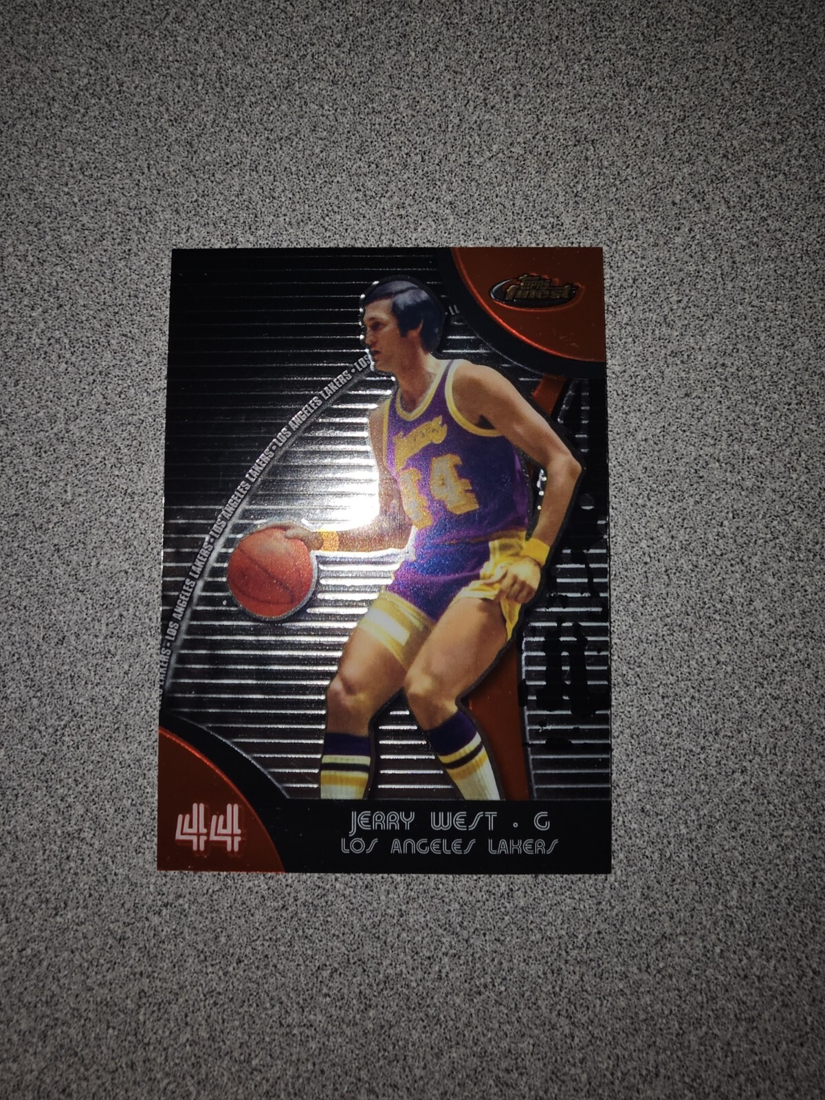 2007-08 Topps Finest - Refractor #47 Jerry West - Great Condition