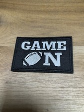 Embroided Patch Hook Loop Game On