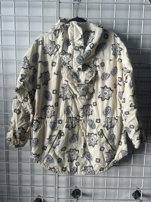 Vintage LL Bean Flower Floral Pull Over Windbreaker Jacket Sz M | eBay