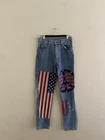 Vintage Konange Cotton Denim Jeans Womens Size 11 American Flag
