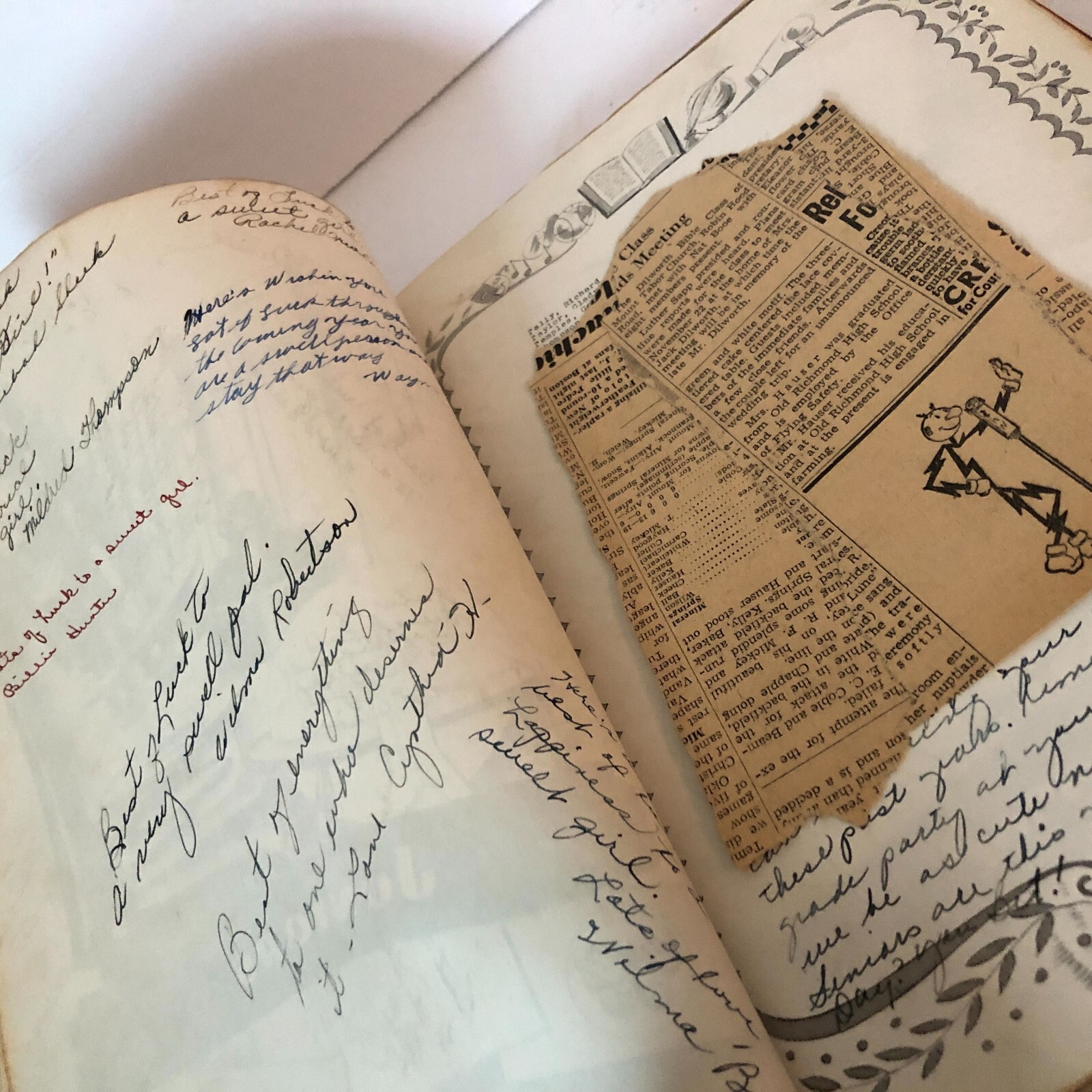 1947 Mineral Springs High School Yearbook Winston Salem NC Newsletters