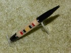 Militaria: IRAQ Campaign Ribbon Twist Pen W Ribbon in Lucite & Curly Maple Body — photo 4