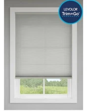 LEVOLOR 24-in x 72-in Graphite Light Filtering Cordless Cellular Shade 