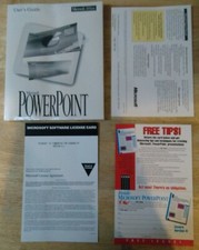 Microsoft Powerpoint 4.0 for windows 12 disks 1.44 MB floppy NEW SEALED 