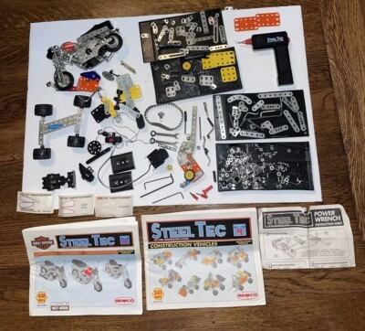 Remco Steel-Tec System Vehicle 7021 Harley 7090 Adjust-O-Matic Power Wrench Toys