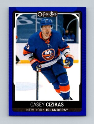 2021-22 O-PEE-CHEE BLUE BORDER PARALLEL #162 CASEY CIZIKAS