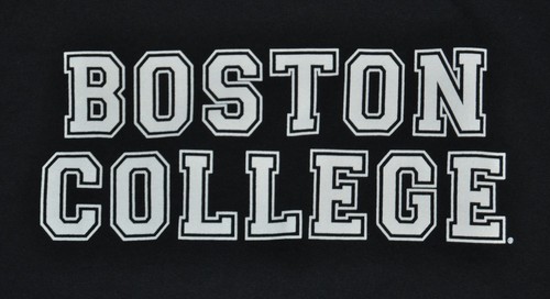 t-shirt small boston college eagles football bc 17.5 inches pit to pit
