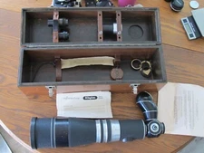 Heinz Kilfitt Munchen Fern-Kilar f5.6 400mm Lens Repriscope Rear Window