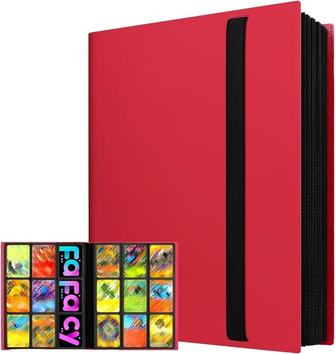 Card Sleeves Binder 400 Pocket Trading Card Binder Pages - Holds 7200 Cards,  9-Pocket Sheets For Sports Cards Pokemon Card Holder