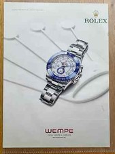 Rolex Yacht-Master II Wempe Original 2014 Watch Ad Werbung Reklame