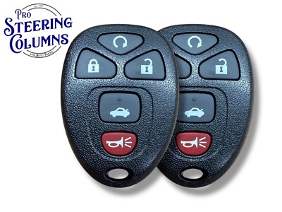 Für 06-12 Kobalt Malibu Fernbedienung Schlüssel Fob Neu 5 Btn KOBGT04A (2 Pack)