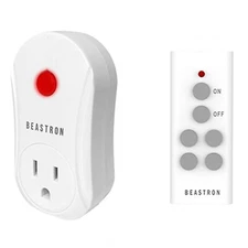 Beastron Upgraded Remote Controlled Outlet (1 Pack with 1 Remote),Expandable ...