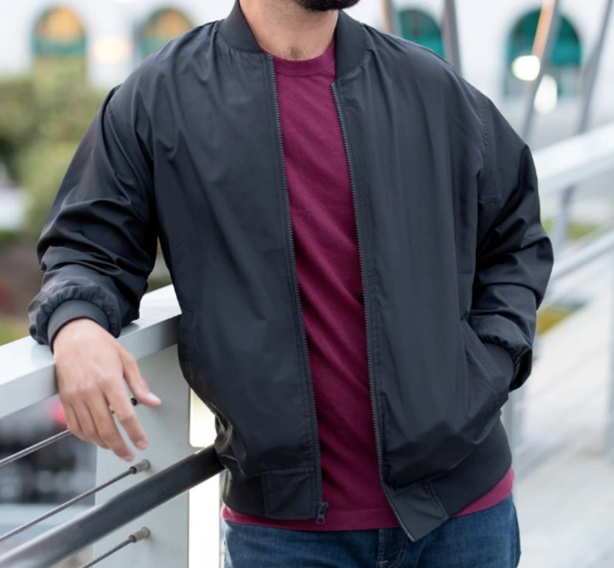 Lucky bomber jacket sale