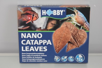 Aquarium Nano Catappa Blätter 12 Blätter geeignet für Fische & Garnelen Becken zum räumen