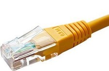 Image of Cat5e Patch UTP COPPER 26 AWG Cable Flush Moulded RJ45 0.5m 1m 2m 3m 5m 10m