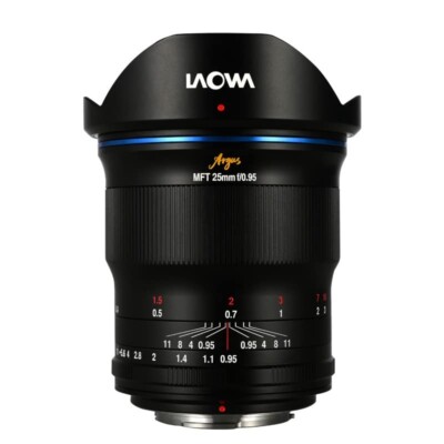 Venus Laowa Argus 25mm f/0.95 Large Aperture Lens for M4/3 Mount Camera